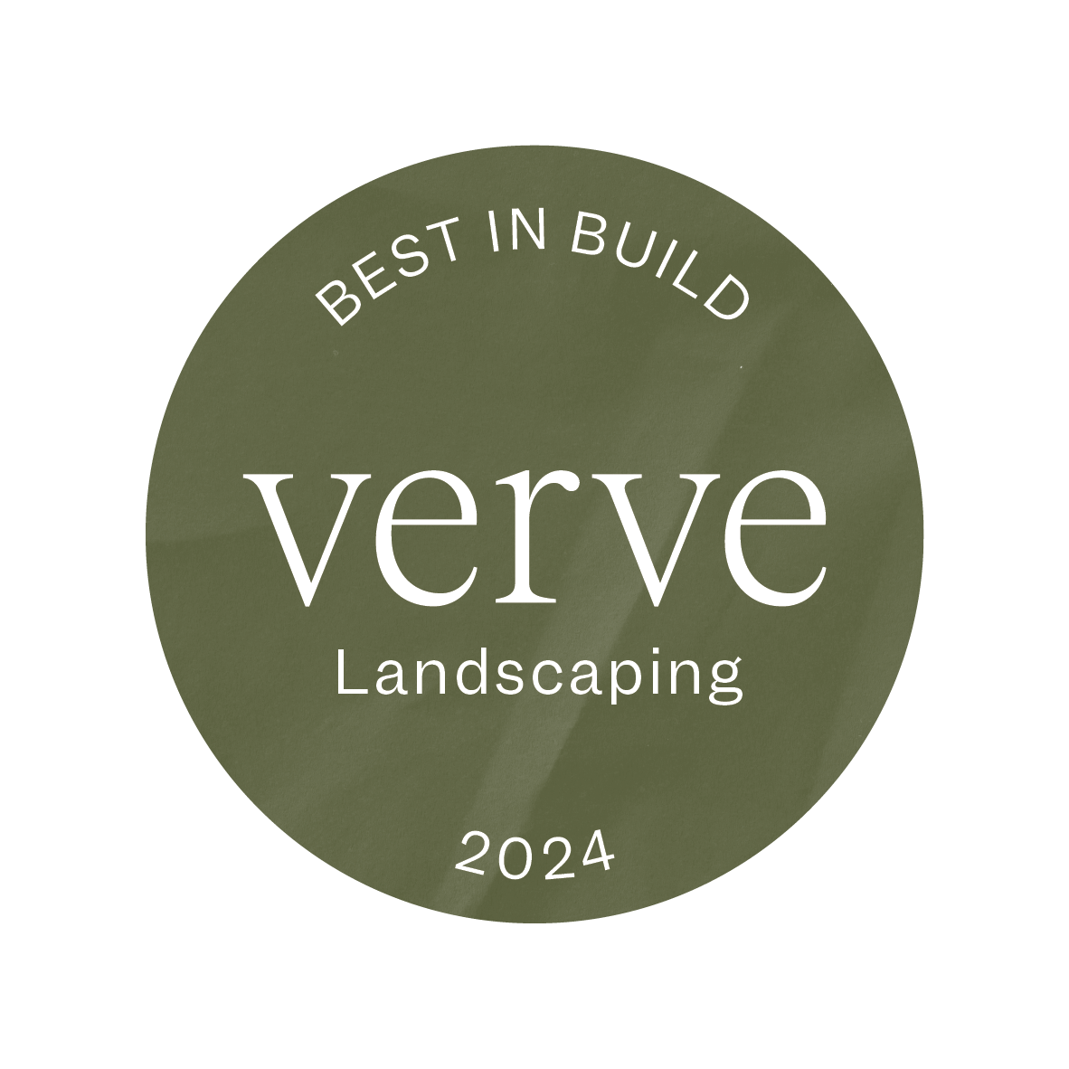 Verve Best in Build - Landscaping